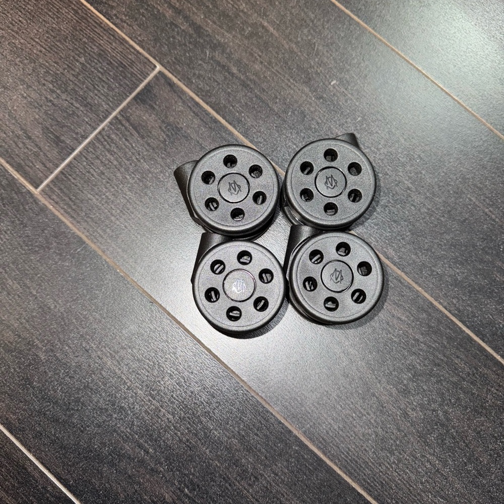 Black Wheel Casters Set of 4